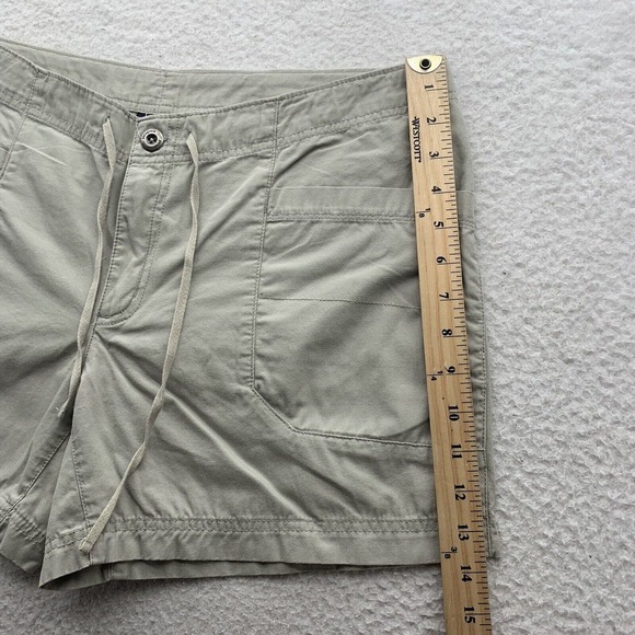 Patagonia Mandala Shorts Womens 12 36x5 9" Rise Drawstring Hiking Outdoors Tan - Picture 4 of 11